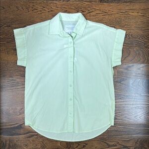 The Shirt by Rochelle Behrens Light Green Button Down Shirt